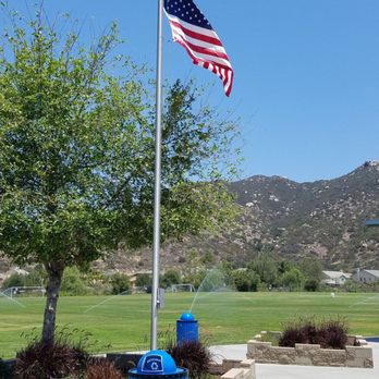 Frances Ryan Park - American Flag. - Parks Near Me - Escondido, California