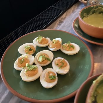 el Tiburon - Dozen Spicy Deviled eggs - Mexican Near Me - Sayulita, NAY el Tiburon - Dozen Spicy Deviled eggs - Mexican Near Me - Sayulita, NAY