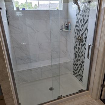 Cb Custom Glass And Mirror - New shower - Glass & Mirrors Near Me - Fairfax, Virginia Cb Custom Glass And Mirror - New shower - Glass & Mirrors Near Me - Fairfax, Virginia