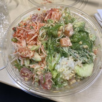 Poke Bros - Half 1/2 and 1/2 Create Your Own Bowl - Poke Near Me - Indianapolis, Indiana