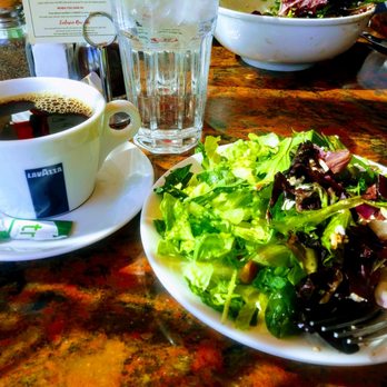 Panini Kabob Grill - Comes with 2 delicious salads served family style also! And my favorite coffee! - Mediterranean Near Me - Burbank, California