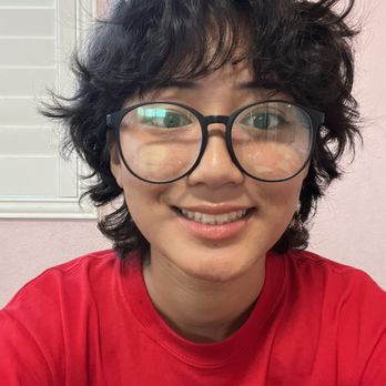 Salon by Spring - me with my cute hair and fake glasses - Hair Salons Near Me - Garden Grove, California