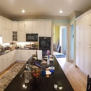 Indigo Splash Custom Painted Cabinets - Painters Near Me