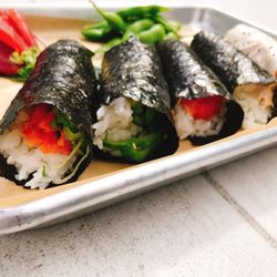 Rice & Nori - Five Handroll set