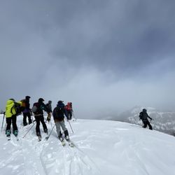 Shoreline of Tahoe - Splitboarding