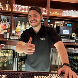Friendly bartender Chris took good care of all of us