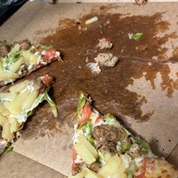 Greasy pizza Greasy pizza