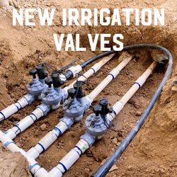Velasco Landscaping - New irrigation system valves installed and ready to work!