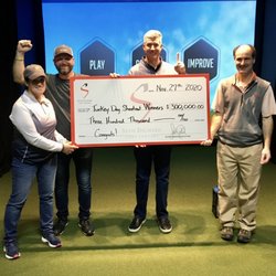 Seth Dichard Golf Schools & Centers - The winning team of our Turkey Day Shootout, one of many tournaments held at our NEW Indoor Golf Center