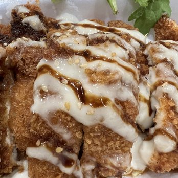 Aiko - This is not the kind of sauce that should go on a chicken katsu or tonkatsu. - Sushi Bars Near Me - Rancho Cordova, California Aiko - This is not the kind of sauce that should go on a chicken katsu or tonkatsu. - Sushi Bars Near Me - Rancho Cordova, California