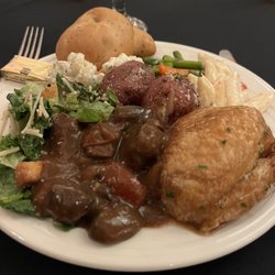 Chef Jack's Catering - My almost overflowing plate from the wedding buffet