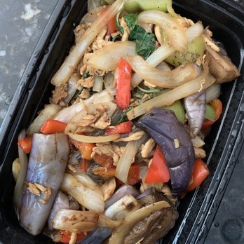 Charm Thai Eatery - Spicy Eggplant Wok - Thai Near Me - San Mateo, California