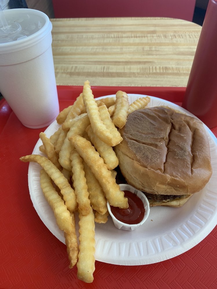 Food from Clock Drive-In