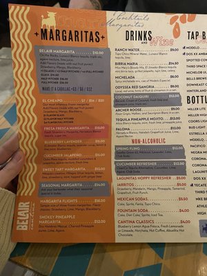 Menu photo 2 BelAir Cantina Wauwatosa, WI