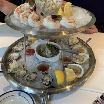 Clark's Oyster Bar - Seafood tower- amazing 4 kids of different oysters, all delicious. - Seafood Near Me - Aspen, Colorado Clark's Oyster Bar - Seafood tower- amazing 4 kids of different oysters, all delicious. - Seafood Near Me - Aspen, Colorado