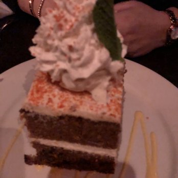 Fire & Oak - Carrot cake huge piece def enough for 2. - New American Near Me - Montvale, New Jersey