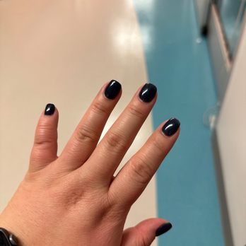 Che Nails & Lash Studio - 118 (dip color) it's dark navy/grey tone with shimmer. - Nail Salons Near Me - Spring, Texas Che Nails & Lash Studio - 118 (dip color) it's dark navy/grey tone with shimmer. - Nail Salons Near Me - Spring, Texas
