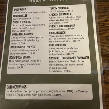 Wayside Irish Pub - Menu - Irish Near Me - Elbridge, New York Wayside Irish Pub - Menu - Irish Near Me - Elbridge, New York
