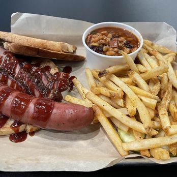 Oklahoma Joe's - Elkhorn - Brisket and sausage link 2-TWO MEAT DINNER - Barbeque Near Me - Elkhorn, Nebraska Oklahoma Joe's - Elkhorn - Brisket and sausage link 2-TWO MEAT DINNER - Barbeque Near Me - Elkhorn, Nebraska