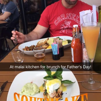 Malai Kitchen - I had a Mimosa and the eggs Benedict. He has the omelette - Vietnamese Near Me - Southlake, Texas Malai Kitchen - I had a Mimosa and the eggs Benedict. He has the omelette - Vietnamese Near Me - Southlake, Texas