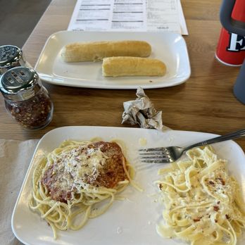 Fazoli's - Lunch menu pick 2. Very filling and unlimited breadsticks when you dine in - Italian Near Me - Glendale, Arizona