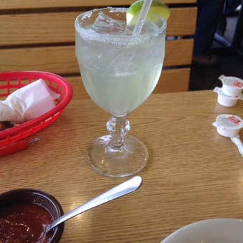 Taqueria La Tapatia - Margarita at 1030am... Flavor was meh. Maybe better later. Corn tortillas are yellow, store bought. Salsa is spicy (love it)! - Tex-Mex Near Me - Round Rock, Texas