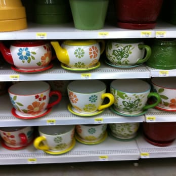 Walmart - Adorable teapot and teacup-shaped pots for plants. - Department Stores Near Me - Mount Airy, Maryland