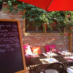 Osteria della Lodola - Osteria della Lodola veranda all'aperto