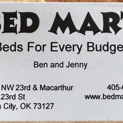Bed Mart - Business card