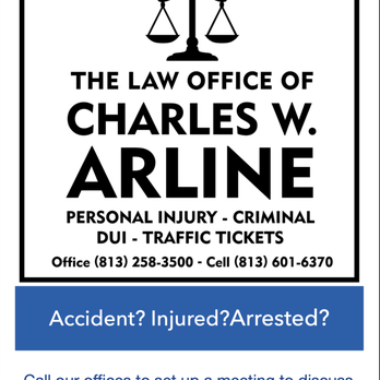 Charles W Arline - Charles W. Arline, Esq
Personal Injury/Criminal Defense - Personal Injury Law Near Me - Tampa, Florida Charles W Arline - Charles W. Arline, Esq
Personal Injury/Criminal Defense - Personal Injury Law Near Me - Tampa, Florida
