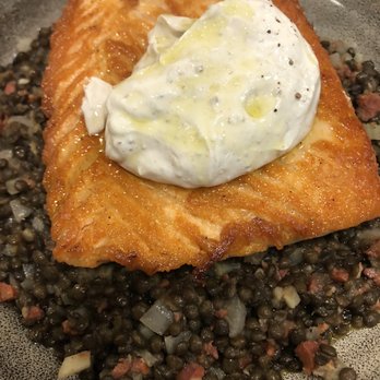 Oak & Reed - The salmon with lentils was so delicious. - Beer Bar Near Me - Middletown, New York