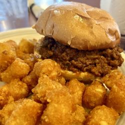 OSG Cafe - Homemade sloppy Joe and tots!