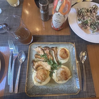 The Clement Hotel Palo Alto - My fav... scallops and grilled veggies along with the delicious sweet purée! - Hotels Near Me - Palo Alto, California The Clement Hotel Palo Alto - My fav... scallops and grilled veggies along with the delicious sweet purée! - Hotels Near Me - Palo Alto, California