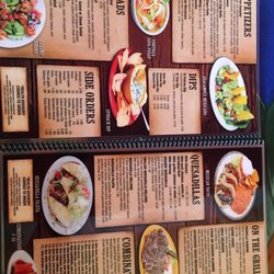 Patron Mexican Grill - First two pages of the menu.