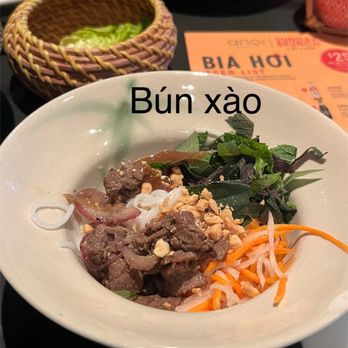 AnQi Bistro - Bun xao but more bun thit xao. - Asian Fusion Near Me - Costa Mesa, California