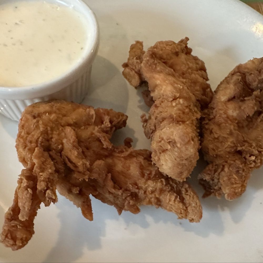 Hollyhock Hill - Chicken tenders with homemade buttermilk ranch dressing - American Near Me - Indianapolis, Indiana Hollyhock Hill - Chicken tenders with homemade buttermilk ranch dressing - American Near Me - Indianapolis, Indiana