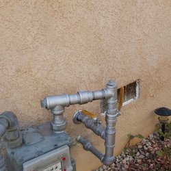 Properly done gas alteration to accommodate needs of tankless water heater being added to the house gas piping