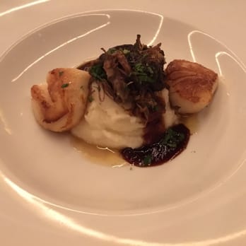 Ocean Prime - Surf n Turf: braised short rib, scallops, mashed potato, $22 - aOK. - Seafood Near Me - Beverly Hills, California