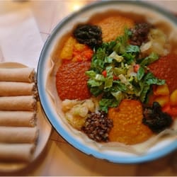 World Marathon Ethiopian Restaurant - Vegetarian combo for 2