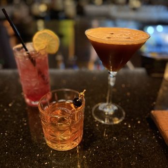 Gauchos Do Sul - L 2 R: Gauchos margarita, Makers old fashioned, and espresso martini - Steakhouses Near Me - Houston, Texas