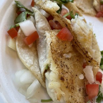 Pier Seafood - Supposedly "grilled" fish tacos. - Seafood Near Me - Redondo Beach, California