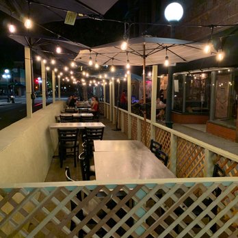 The Diplomat Eatery and Tavern - Built an extended patio along the sidewalk for extra seating. - Mediterranean Near Me - Monrovia, California The Diplomat Eatery and Tavern - Built an extended patio along the sidewalk for extra seating. - Mediterranean Near Me - Monrovia, California