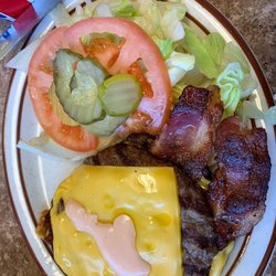 L & J Brothers Restaurant - Double Bacon Cheeseburger