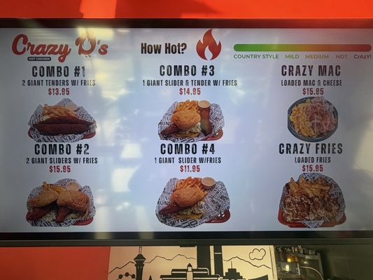Menu photo 1 Crazy D’s Hot Chicken Las Vegas, NV