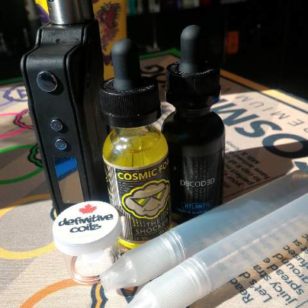 IN2VAPES - Cosmic fog the shocker and decoded Atlantis, 2 15ml unicorn bottles, fused clapton coils - Vape Shops Near Me - Woodbridge, Ontario IN2VAPES - Cosmic fog the shocker and decoded Atlantis, 2 15ml unicorn bottles, fused clapton coils - Vape Shops Near Me - Woodbridge, Ontario