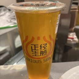 One of there teas in a to go cup One of there teas in a to go cup