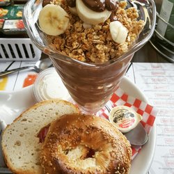 L'Oeufrier - Presque parfait Nutella bana Yogurt and bagel
