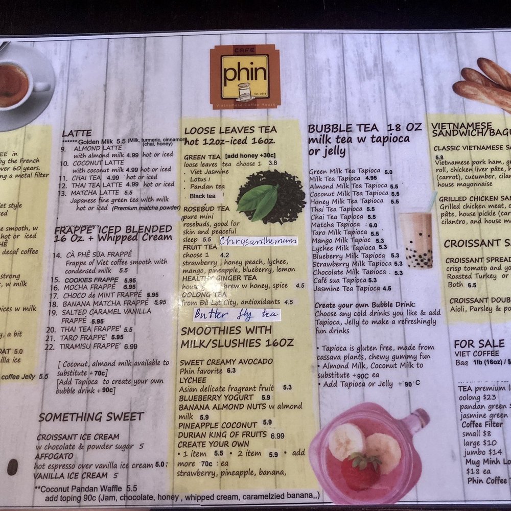 Ca Phe Phin - Menu - Vietnamese Near Me - Houston, Texas Ca Phe Phin - Menu - Vietnamese Near Me - Houston, Texas