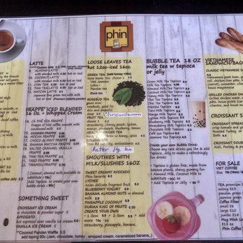 Ca Phe Phin - Menu - Vietnamese Near Me - Houston, Texas