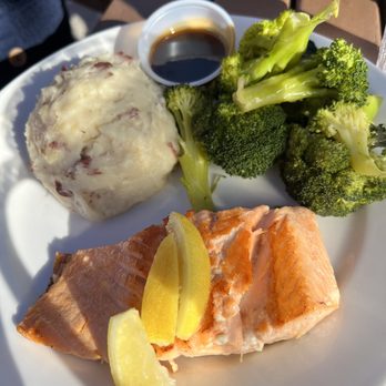 Gulf Drive Cafe - Salmon - Seafood Near Me - Bradenton Beach, Florida